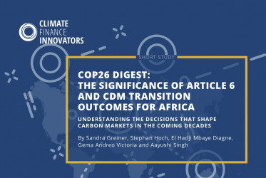 COP26 digest: The significance of Article 6 and CDM transition outcomes for Africa