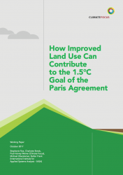 How Improved Land Use Can Contribute to the 1.5°C Goal of the Paris Agreement