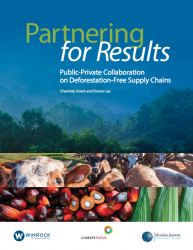 Partnering for Results: Public-Private Collaboration on Deforestation-Free Supply Chains