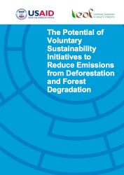 The Potential of Voluntary Sustainability Initiatives to Reduce Emissions from Deforestation and Forest Degradation