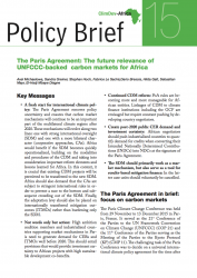 The Paris Agreement: The future relevance of UNFCC-backed carbon markets for Africa