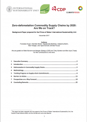 Zero-deforestation Commodity Supply Chains by 2020: Are We Winning?