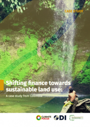 Shifting finance towards sustainable land use: A case study for Colombia