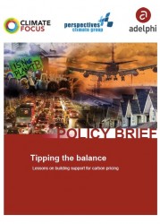 Tipping the balance: Lessons on building support for carbon pricing